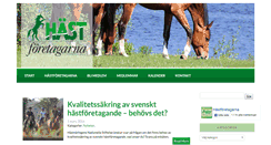 Desktop Screenshot of hastforetagarna.se